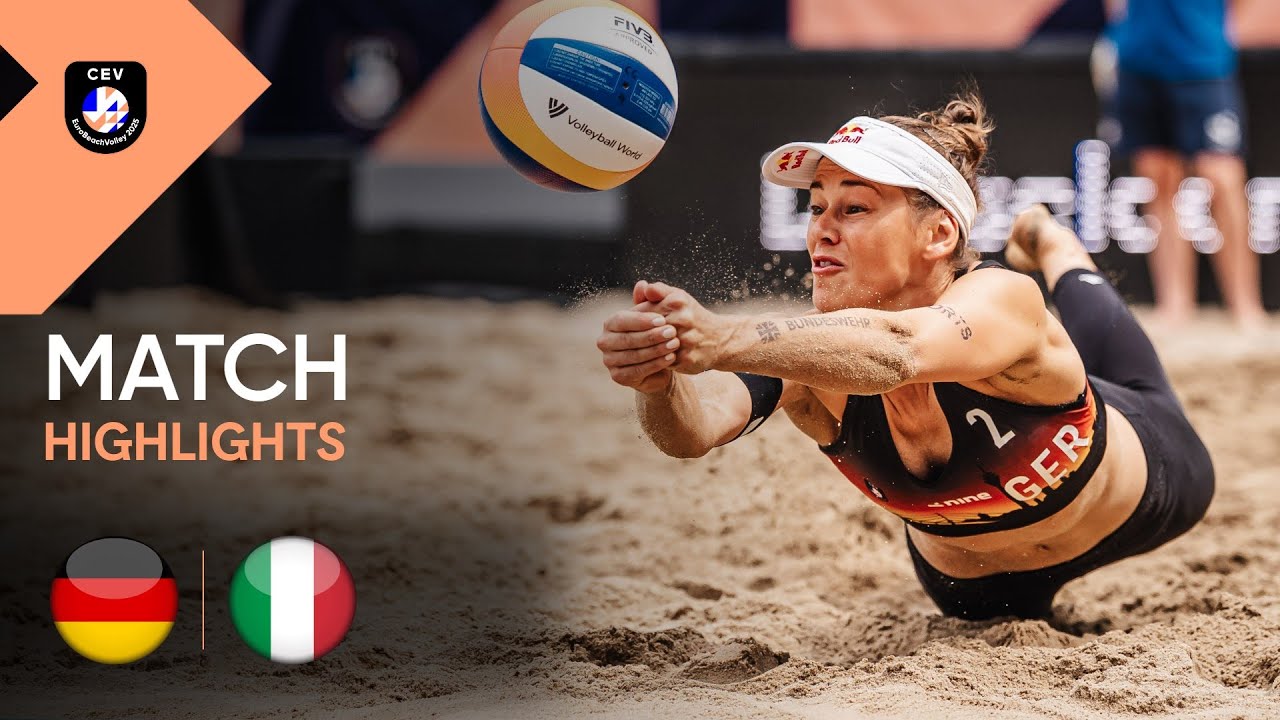Match Highlights I ITA vs GER I QuarterFinals I CEV EuroBeachVolley 2025