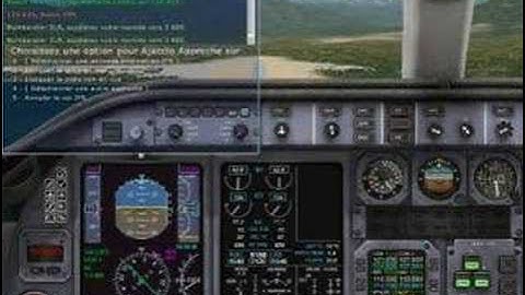 landing at ajaccio - corsica with a Learjet