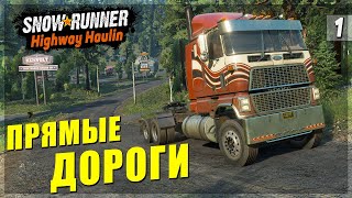 Мод Карта HIGHWAY HAULIN с АКЦЕНТОМ на АСФАЛЬТ ➤ SnowRunner #1