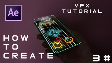 AR Phone VFX Tutorial  in After Effect CC 2019 | How to create Hard light Hologram Effect 2020