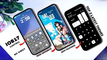New ios17 theme for miui & new miui homescreen setup without kwgt ⚡Miui 12/13/14 latest themes 😱