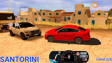 Driving With SANTORINI Maps - LEVEL 2/5 Driving School Simulator #1 #androidgames