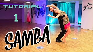 ⁣SAMBA Lesson – Promenade to Counter Promenade Runs, Natural Pivots, Shadow Reverse Rolls | Tutorial