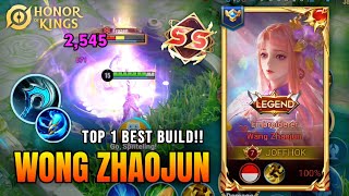 DEADLY FREEZE!! Wang Zhaojun's The Best Mid Laner - Top 1 Best Build in Honor Of Kings