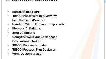 tibco iprocess training | tibco iprocess course training | tibco iprocess online training