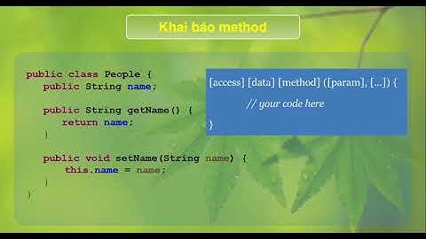 Lập trình Java   48 Tìm hiểu getter & setter   YouTube