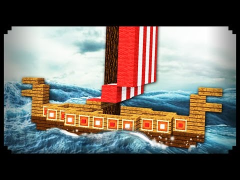 ✔ Minecraft: How to make a Viking Ship