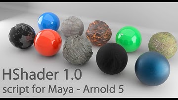 HShader 1.0 - Script for Maya