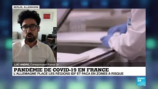 Covid-19 en France : l'Ile-de-France et la région PACA classées 