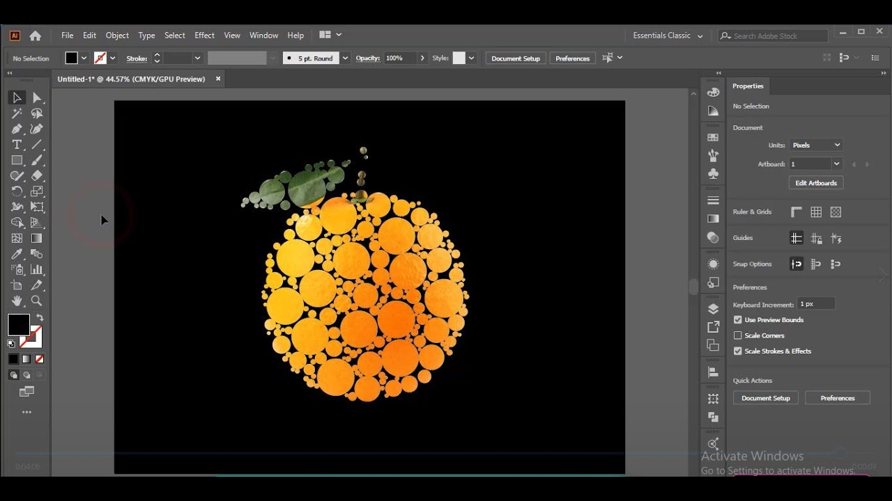 Circle Fill Script In Adobe Illustrator | M2 Graphic - YouTube