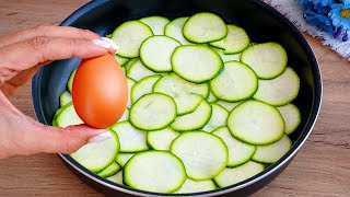 You won't fry the zucchini anymore! A very tasty and simple recipe for zucchini with eggs  ASMR