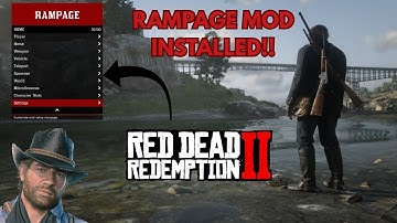 How to Install MOD in RDR2 || Rampage Trainer || Read Dead Redemption 2 || #2025