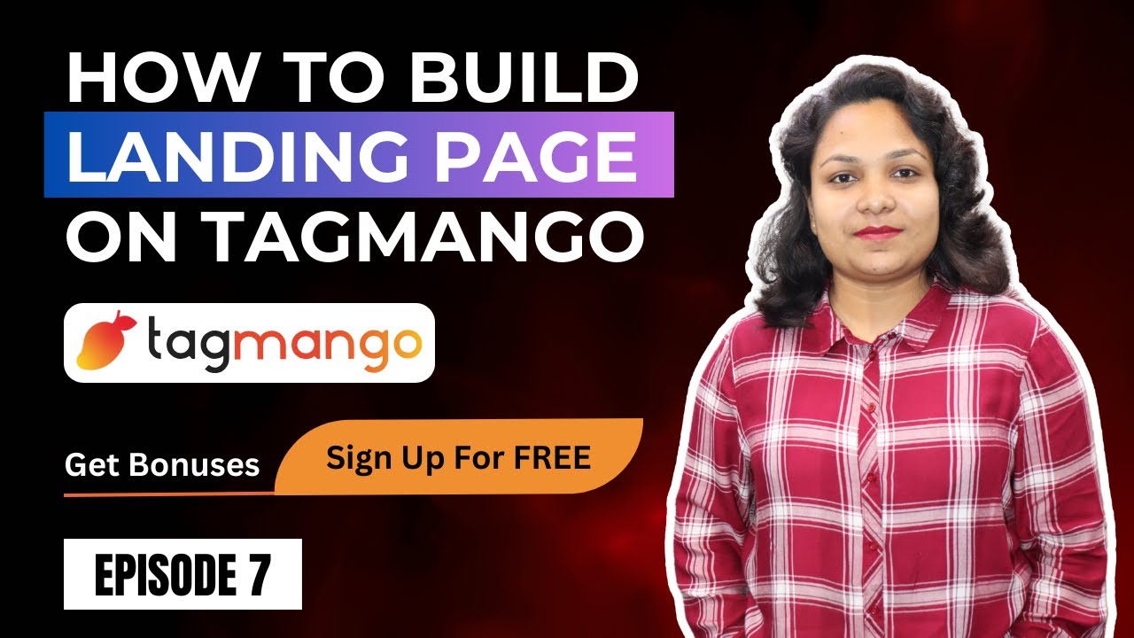 How To Build Professional Landing Page in Minutes  | The Copy Past Secret With TagMango