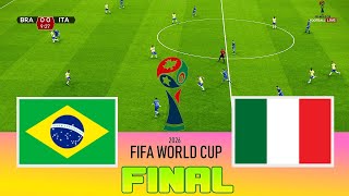 BRAZIL vs ITALY - Final FIFA World Cup 2026 | Full Match All Goals | Football Match