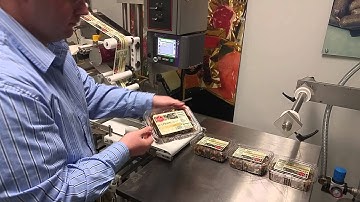 UltraSource Posi Package Labeler - Top and Bottom Label (All White Label)