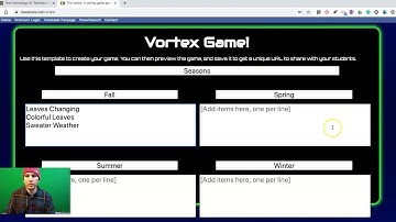 Create a Sorting Game on Classtools.net