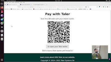 g0v tw hackath59n — 短講 — The privacy preserving GNU Taler payment system : Christian Grothoff
