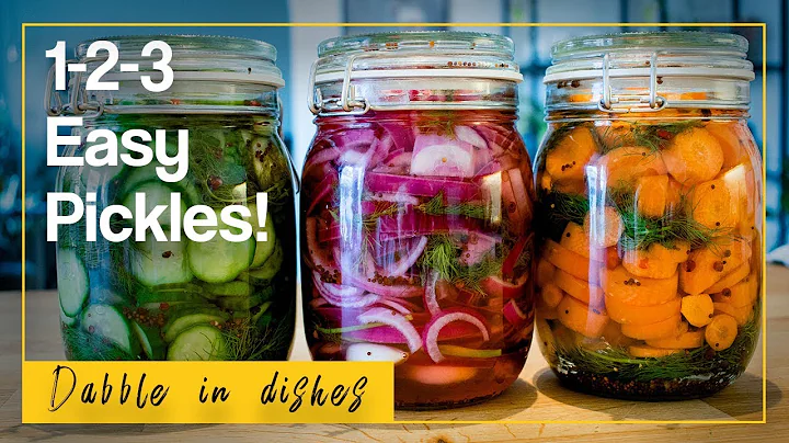 Super easy 1-2-3 pickle recipe Cucumber, carrots & onions - DayDayNews