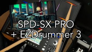 Roland SPDSX PRO + Toontrack's EZDrummer 3  My Setup