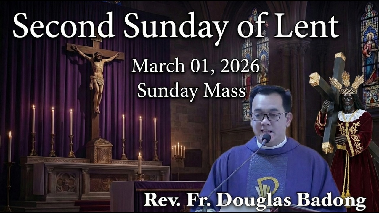 QUIAPO CHURCH LIVE MASS TODAY SUNDAY MASS TODAY March 01, 2026 REV. FR. DOUGLAS BADONG
