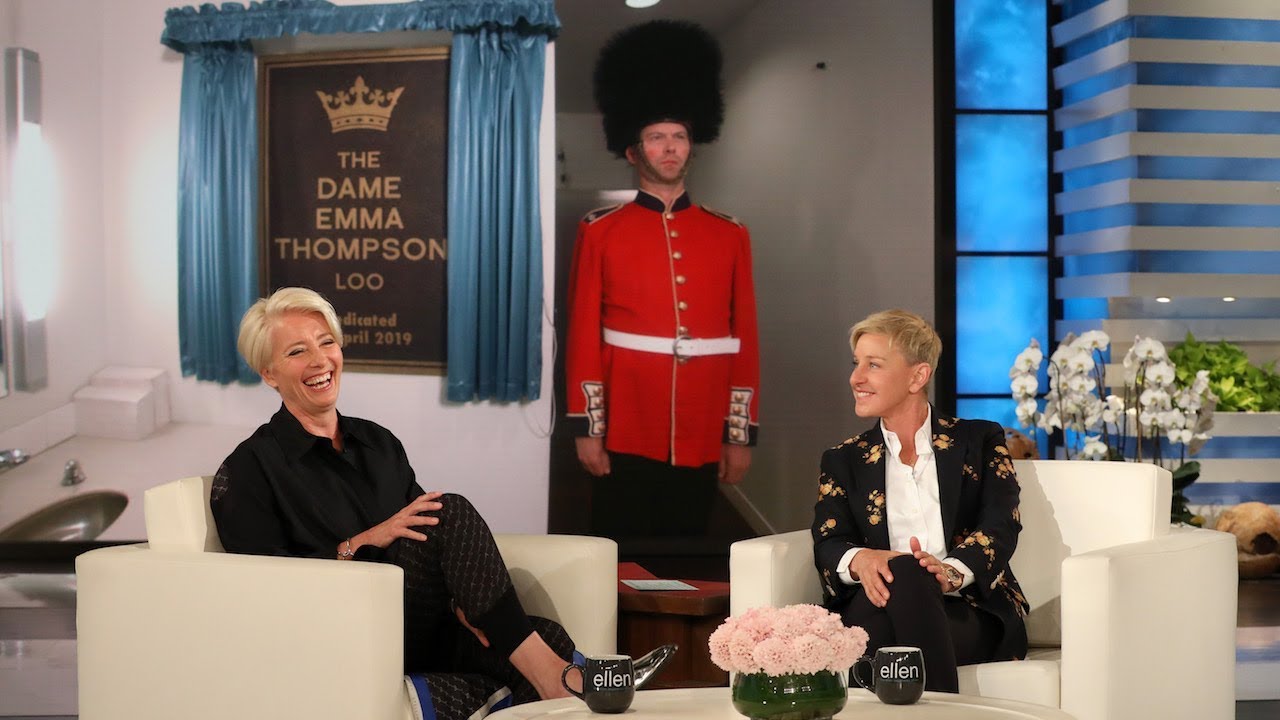 Ellen S Permanent Dedication To Dame Emma Thompson Youtube