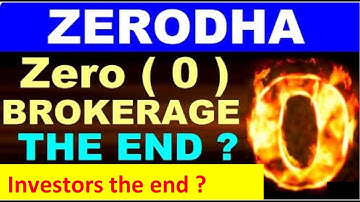 Zerodha Shocker 😱 Is the Zero Brokerage Era Ending? 🔴 Investors on Edge | Nithin Kamath Speaks Out!