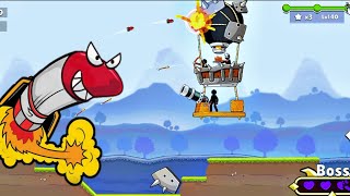Boom stick bazooka puzzles gameplay || leave 40 boos screenshot 4