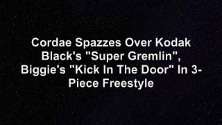 Cordae Spazzes Over Kodak Black's "Super Gremlin", Biggie's "Kick In The Door" In 3-Piece Freestyle