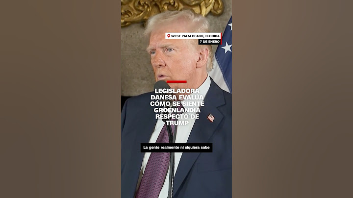 Donald Trump vuelve a manifestar su interés sobre Groenlandia