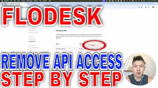 ✅ How To Delete Remove API Access In Flodesk 🔴