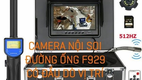Camera nội soi đường ống công nghiệp F929 cao cấp có đầu dò chính xác vị trí