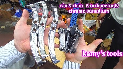 Gửi hàng cảo 3 chấu 6 inch 150mm wetools chrome vanadium cho khách hàng