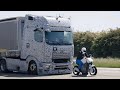 Mercedes trucks and buses  all 2024 safety systems tested