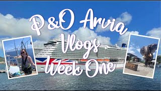 P&O Arvia Mediterranean Cruise | WEEK ONE | Embarkation, La Coruna, Valencia and the High Ropes!