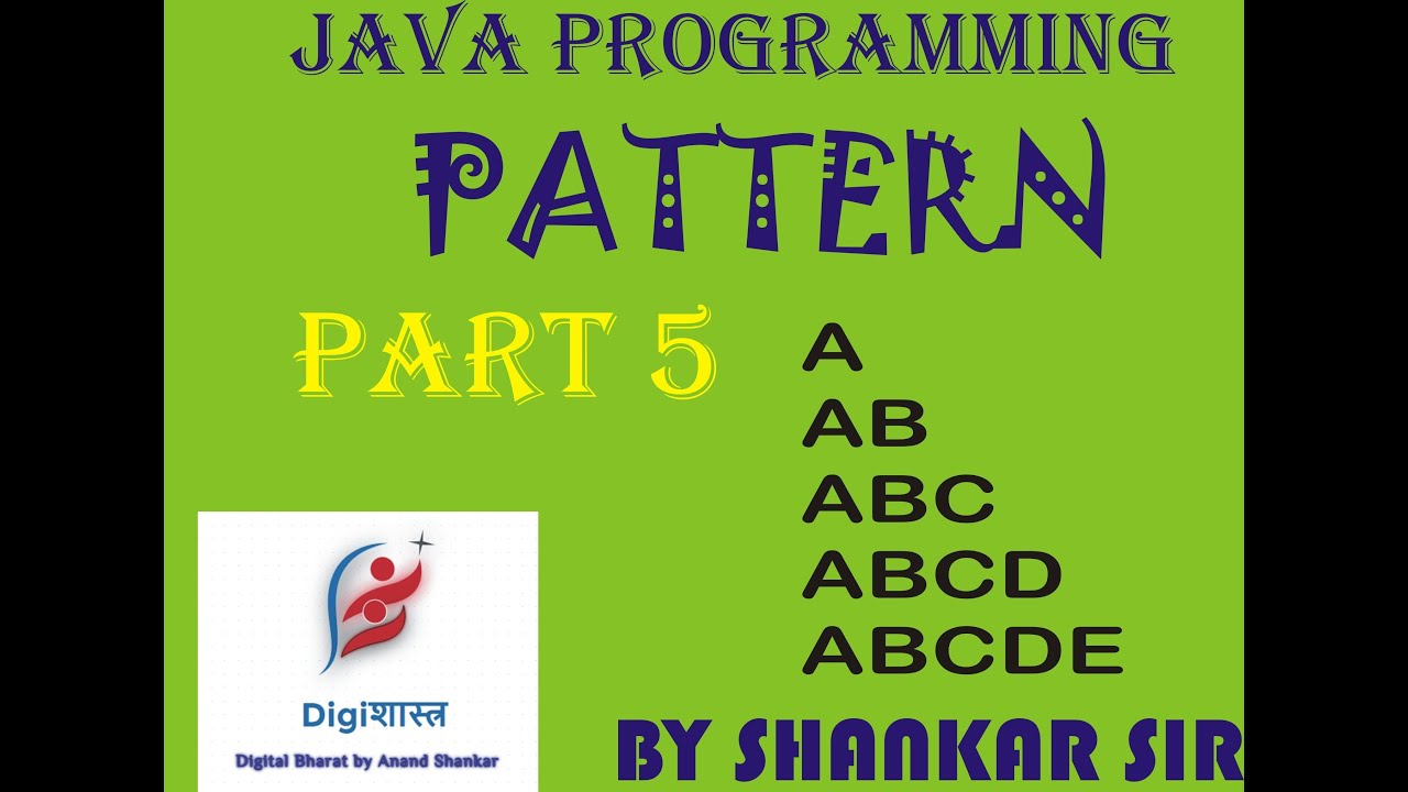 LEARN AND BUILD JAVA PATTERNS - YouTube