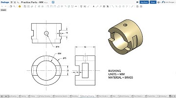 Learn Onshape - Project 6 - Bushing