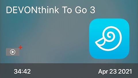 SCOM1041 - DEVONthink To Go 3 - Preview