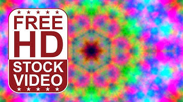 Free Stock Videos – abstract colorful animated kaleidoscope