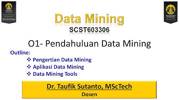 Data Mining 01 - Pendahuluan Data Mining (Bagian ke-01)