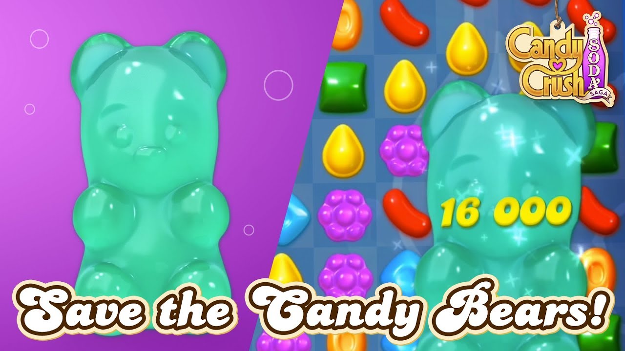 Rescue Gummy Bears in Candy Crush Soda Saga - Play Free Online