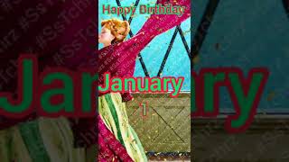 January 1 Happy Birthday Status | HBD | Birthday Song | Birthday Wishes | Birthday Card