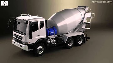 Daewoo Novus SE Mixer Truck 2016 3D model by 3DModels.org