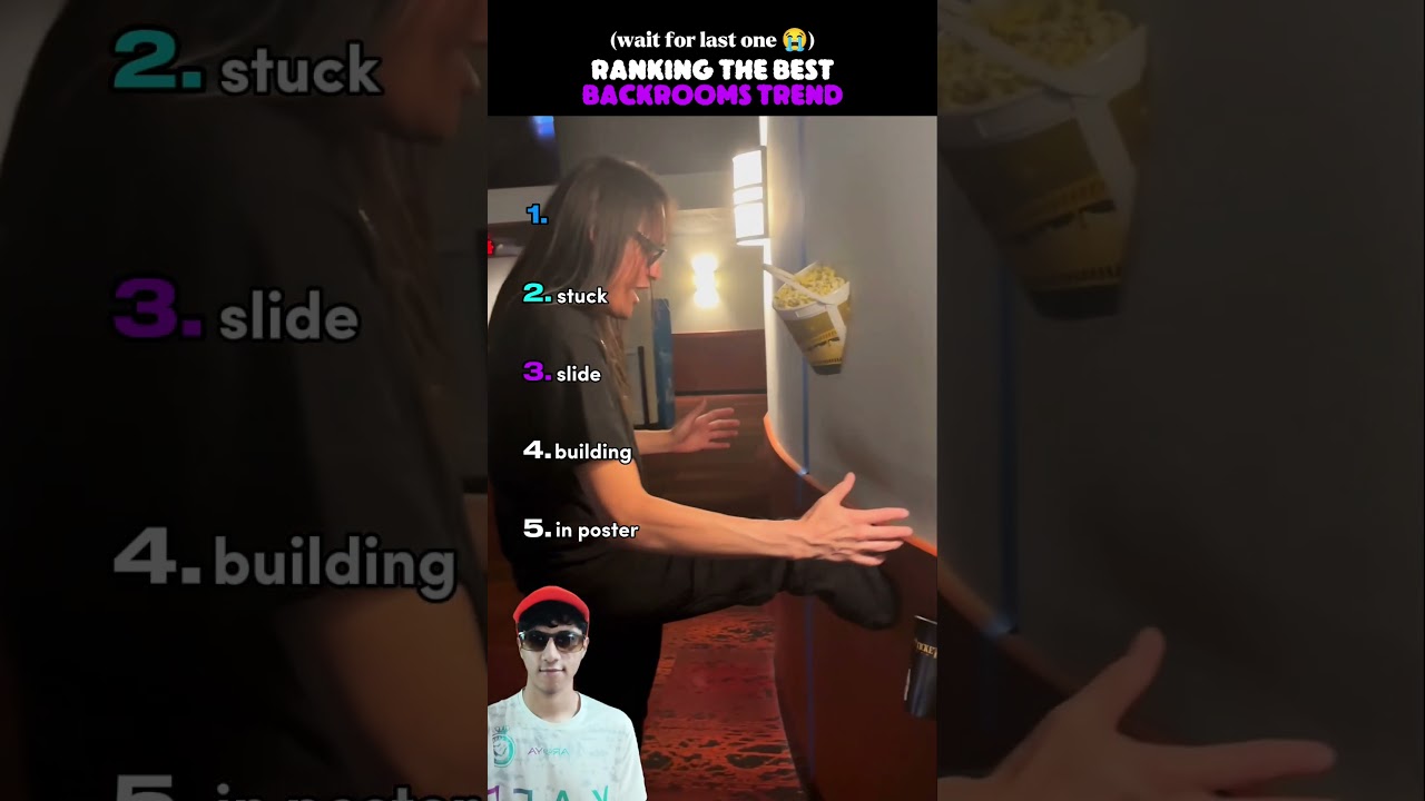 Ranking The Best Backrooms Trend 😱...#shortsviral #funny