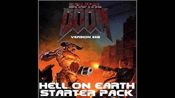 Brutal Doom-V9 / Hell On Earth Starter Pack végigjátszás. E1M9-Bio Labs