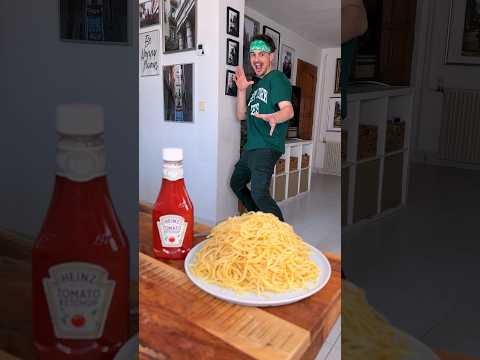 Hatters will say it's HAND but it's just SPAGHETTI with ketchup😌🍝| Bottle cap challenge| CHEFKOUDY