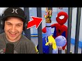 Can Spider-Man and Thanos ESCAPE PRISON!? | Human Fall Flat