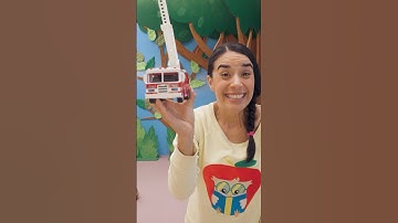 Learn Fire Truck Sounds with @TheMelonPatchLearningVideos ! Safety Rules for Kids! #cocomelon #shorts