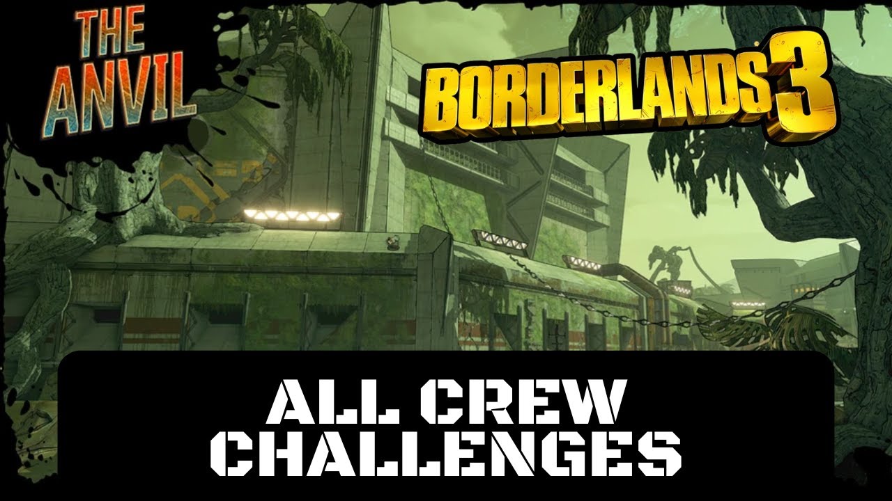 Borderlands 3 - All Crew Challenges - The Anvil (Complete Guide)