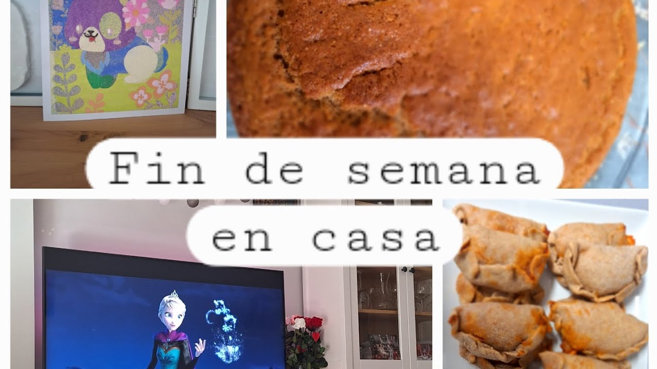 Vlog en casa 🏡 | Juegos familiares, bizcocho de limón 🍋 y empanadillas saludables 🥰