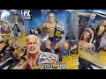 WWE WRESTLEMANIA 37 ELITE ACTION FIGURE UNBOXING GOLDBERG SHAWN MICHAELS EDGE & CHYNA REVIEW